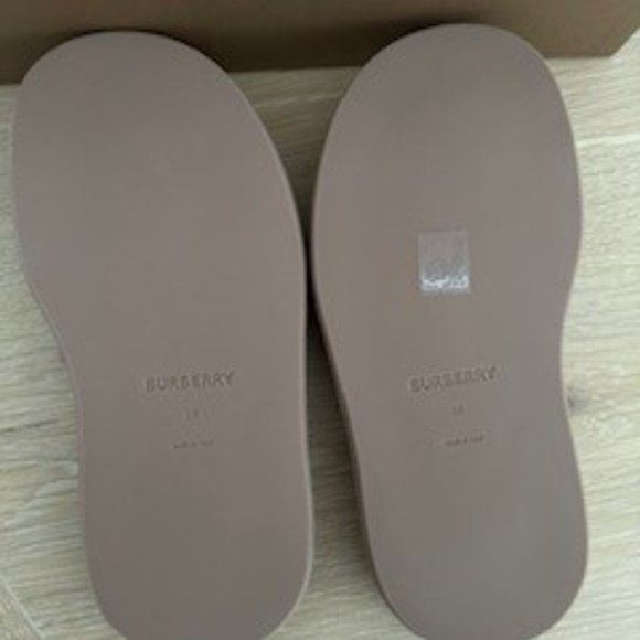 Burberry Buckingham Leather Platform Slide - Picture 4 of 4